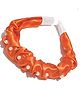 SKD Tricolor Scrunchie Hair Band - Orange