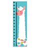 WENS Shaun Sheep Height Chart Wall Decal Growth Chart- Blue