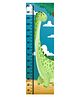 WENS Cool Dino Height Chart Wall Decal Growth Chart- Blue