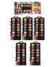 Passion Petals Water Colour Tablets 16 Shades Set of 6 - Multicolour