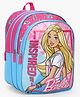 Barbie 14 inch Inspired Text Print School Backpack - Pink