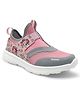 KazarMax Floral  Printed Ultra Runner Shoes - Peach & Grey