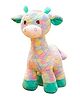 Little Hunk Colourful Henry Giraffe Stuffed Plush Toy Multicolour - Height 30 cm