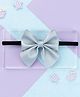 Knotty Ribbons Bow Style Headband - Silver