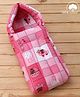 Babyhug Cotton lovely Friends Print Sleeping Bag - Pink