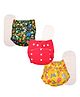 Deedry Cloth Diapers Reusable With Insert Pack of 3 - Multi Color
