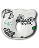 THE LITTLE LOOKERS Memory Foam Pillow Baby Head Shaping Pillow for Preventing Flat Head Syndrome Tractor Print - Grey