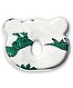 THE LITTLE LOOKERS Memory Foam Pillow Baby Head Shaping Pillow for Preventing Flat Head Syndrome Pillow Dino Print - Grey