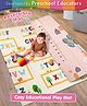 Intelliskills Premium Extra Large Reversible Alphabet & Number Play Mat | Baby Learning & Crawling Foldable Mat | Non-Toxic | Lightweight | Waterproof | Anti-Skid |  Multicoloured | L 6.5 x B 4.5 ft, 0.8cm Thickness |Double Sided Printed Mat for Babi