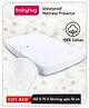 Babyhug Waterproof 100% Terry Cotton Breathable Fitted Mattress Protector Cover- White