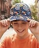Pine Kids  Cotton Baseball Cap Digital Print Navy Blue - Diameter 17 cm