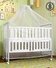 Babyhug Chester 3 in 1 Rocking Cot Cum Junior Bed With Mattress - White