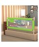BAYBEE Baby Bed Rails Guard Barrier for Baby Kids Safety, Foldable Bed Rail Falling Protector Fence with 7 Adjustable Height (180x63 cm, Green) - (Color & Design May Vary)