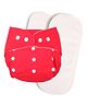 Deedry Cloth Diapers Reusable With 2 Insert - Red