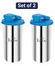 Falcon Steel Flip Flop Classic Tumbler Blue Set of 2 - 400 ml