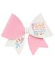 Aye Candy Be A Mermaid And Make Waves Printed Bow On Alligator Clip - Pink