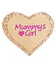 Aye Candy Heart Design Mummy's Girl Alligator Hair Clip-Gold