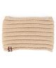 BHARATASYA Ribbed  Wool Headband Earwarmer - Beige