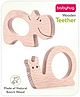 Babyhug Snail And Hippo Shaped Teether - Beige