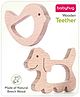 Babyhug Dog And Bird Shaped Teether - Beige