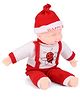 Kids Zone Laughing Doll Red White - Height 41 cm