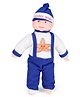Kids Zone Laughing Doll Dark Blue White - Height 40 cm