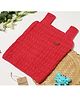ShilpShakti Sleeveless Solid Hand Knitted Sweater - Pink