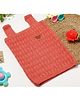 ShilpShakti Sleeveless Solid Hand Knitted Sweater - Orange