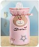 Babyhug Feeding Bottle Cover Bear Print Pink- Fits up to 260 ml