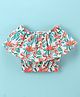 Under Fourteen Only Sleeveless Floral Printed Top - Orange