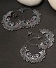 Yellow Chimes Pairs Birds Intricate Design Oxidised Earrings Pack of 2- Silver & Multi Colour