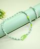 Kamule Set Of 2 Pearls And Stone Detail Necklace & Bracelet - White Green