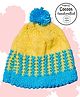 COCOON ORGANICS Handcrafted Soft And Warm Design Detail Bobble Cap - Yellow