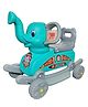 Maanit Baby Elephant Rider Ride on & Wagons Non Battery Operated Ride On -  Blue & Silver