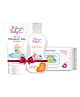 Fabie Baby Care Essencials Combo Baby Lotion (250ml) Petroleum Jelly (100ml) Baby Wipes (72Pcs) - Pack of 3