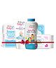 Fabie Baby Monthly Saver Potty Time Combo Diaper Pants Medium (32Pcs) Baby Powder (200g) Petroleum Jelly (100ml) Anti Rashes Cream (50ml) & Baby Wipes (72Pcs)