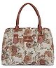The Clownfish Montana Series Handbag Floral Print - Brown