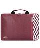 The Clownfish Rex Series Polyester Unisex 14 inch Laptop Sleeve Tablet Case with Comfortable Carry Handle - Maroon
