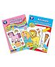 Orchard Toys Set of 2: Animals and Unicorn, Mermaids and more! Sticker Colouring Books - English