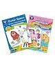 Orchard Toys Set of 2 Unicorn Mermaids and More and Outer Space Sticker Colouring Books - English