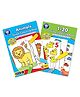 Orchard Toys Set of 2 Animals and 1 to 20 Sticker Colouring Books - English
