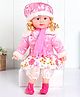 ToyMark Fashion Doll In  Pink Jacket & Floral Print Skirt Height 55.5 cm (Color May Vary)