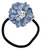 Funkrafts Flower Hair Rubber Band - Grey