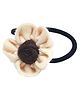 Funkrafts Crochet Flower Hair Rubber Band - Beige