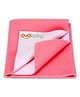 OYO BABY Double Bed (XXL) Dry Sheet 100% Waterproof for New Born Baby | Protects Mattress, Bed Sheet  for elderly patients| Size 260 X 200cm, (Salmon Rose)