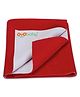 OYO BABY Small Bed Protector Waterproof Sheet - Red