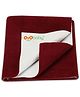 OYO BABY Smart Dry Bed Protector Sheet Medium - Maroon