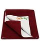OYO BABY Large Bed Protector Waterproof Sheet - Maroon
