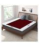 OYO BABY Extra Large Bed Protector Waterproof Sheet - Maroon
