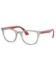 Ray-Ban Junior Unisex Optical Frame - Grey & Red